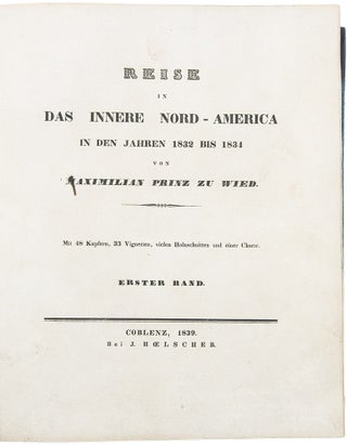 Reise in das Innere Nord-America in den Jahren 1832 bis 1834