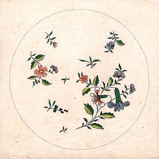 Item #15901 An original design for a porcelain plate. SAMSON, CO, designers