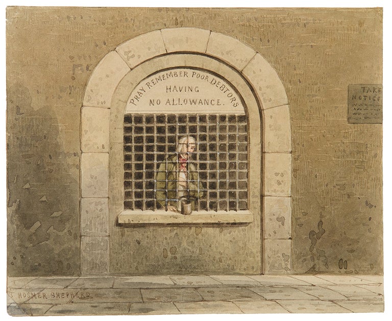 Item #16103 Fleet Street Prison. Thomas Hosmer SHEPHERD.