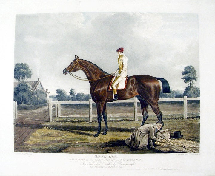 Item #16230 Reveller, the Winner of the Great St. Leger, at Doncaster, 1818. John Frederick HERRING, Thomas SUTHERLAND.