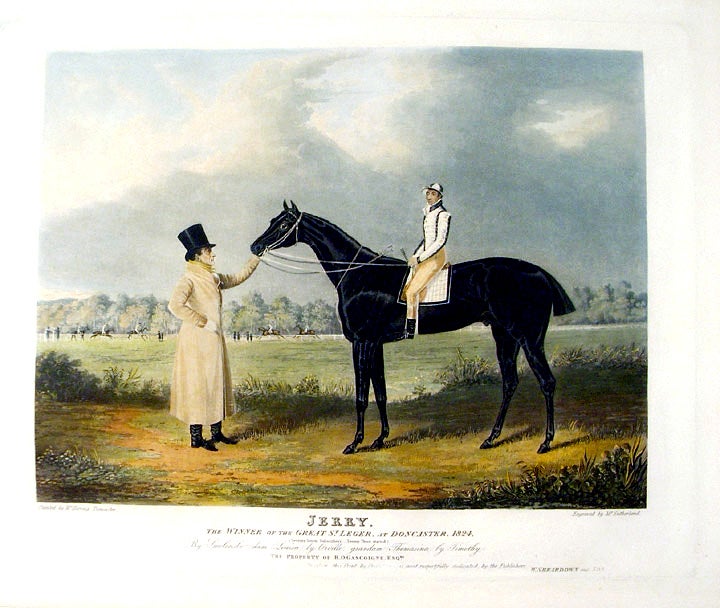Item #16231 Jerry, the Winner of the Great St. Leger, at Doncaster, 1824. John Frederick HERRING, Thomas SUTHERLAND.