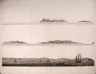 Item #16233 View of the City of Ten-Tchoo from the anchorage of the Hindostan in the Strait of...