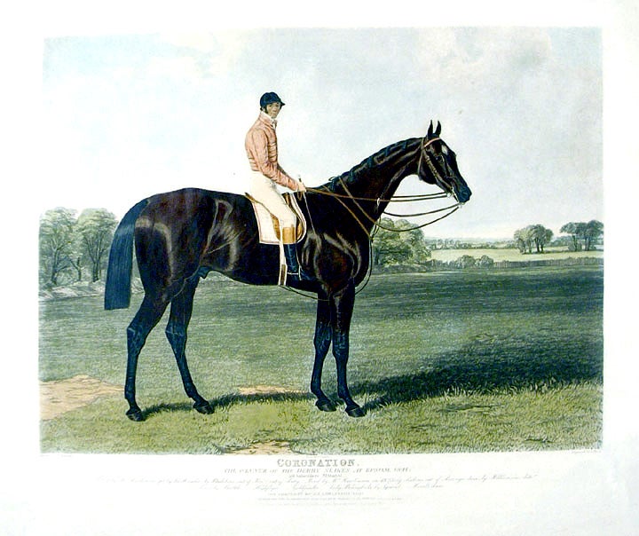 Item #16237 Coronation, the Winner of the Derby Stakes, at Epsom, 1841. John Frederick HERRING, Charles HUNT.