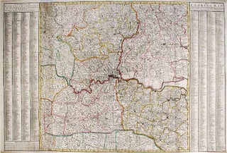 Item #16262 A Correct Map Shewing all Towns, Villages, Roads the Seats of ye Nobility and Gentry,...