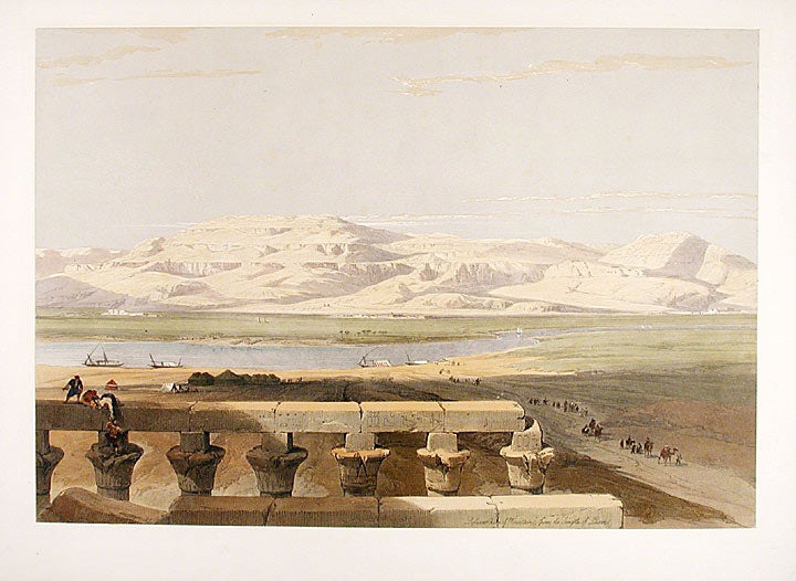 Item #16737 Libyan Chain of Mountains, from the Temple of Luxor. After David ROBERTS.