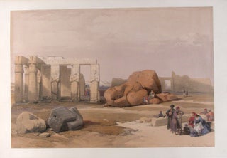 Item #16738 Fragments of the Great Colossi at Memnonium-Thebes. After David ROBERTS