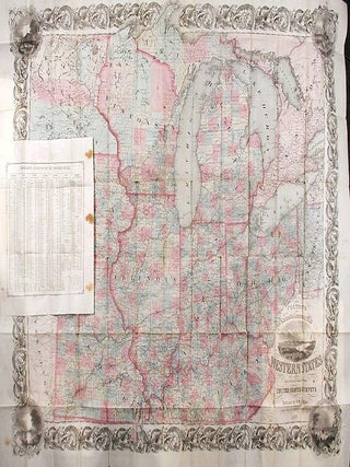 Colton's Railroad & Township Map. Western States compiled from the United States surveys