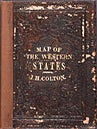 Item #17004 Colton's Railroad & Township Map. Western States compiled from the United...