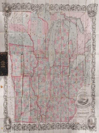Colton's Railroad & Township Map. Western States compiled from the United States surveys