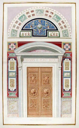 Item #17013 Doorway to Vatican Loggia. RAPHAEL. Raffaello Sanzio d'Urbino
