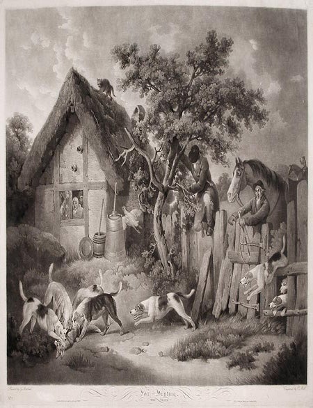 Item #17046 Fox Hunting, The Death. George MORLAND, Edward BELL.