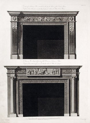 Item #17099 Design of a Chimney Piece executed in the Great Saloon of the Queens House / A...