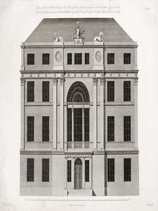 Item #17117 Elevation of a House at Whitehall Restore as a Board Room for the Paymaster General &...
