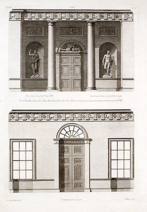 Item #17136 Section of Two Sides of the Porter's Hall. After Robert ADAM, James ADAM, d.1794