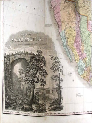 A New American Atlas containing Maps of the Several States of the North American Union, projected and drawn on a uniform scale from documents found in public offices of the United States and State Governments, and other original and authentic information by Henry S. Tanner