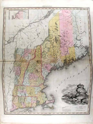A New American Atlas containing Maps of the Several States of the North American Union, projected and drawn on a uniform scale from documents found in public offices of the United States and State Governments, and other original and authentic information by Henry S. Tanner