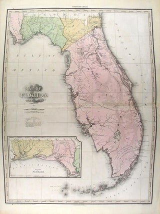 A New American Atlas containing Maps of the Several States of the North American Union, projected and drawn on a uniform scale from documents found in public offices of the United States and State Governments, and other original and authentic information by Henry S. Tanner