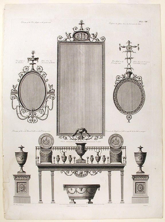 Item #17573 Design for furnishings. After Robert ADAM.