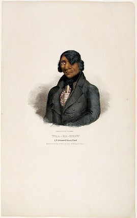 Item #17733 Waa-Ba-Shaw A Celebrated Sioux Chief. Painted at the Treaty of Prarie de Chien 1825...