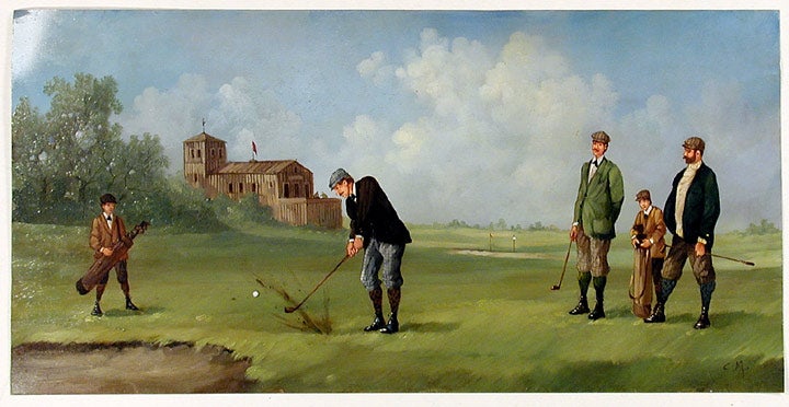 Item #18124 Edwardian Golfers. Marco CERI.