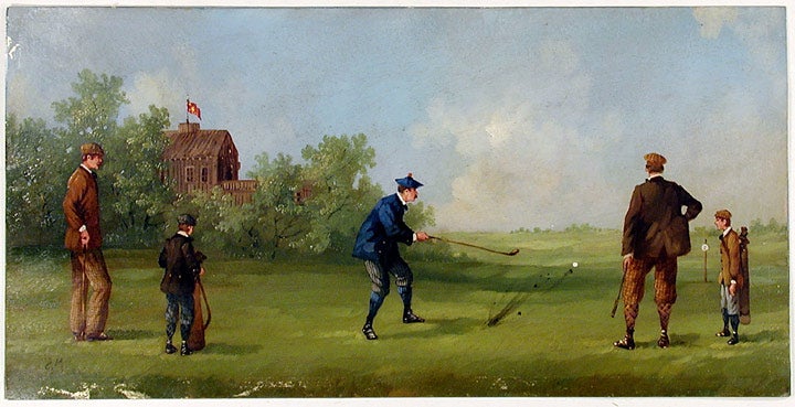 Item #18125 Edwardian Golfers. Marco CERI.