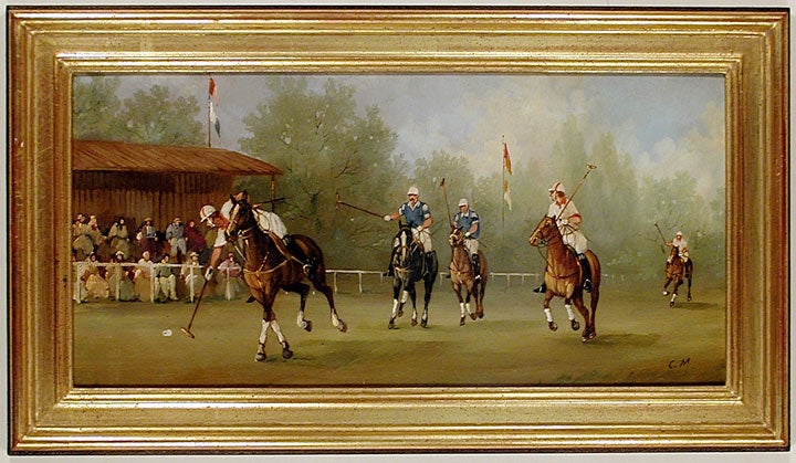 Item #18167 Edwardian Polo Match. Marco CERI.