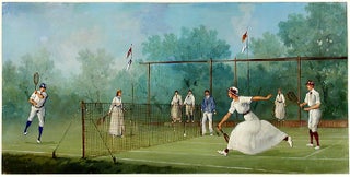 Item #18169 Edwardian Tennis Match: Mixed Doubles. Marco CERI