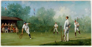 Item #18172 Edwardian Tennis Match: Men's Doubles. Marco CERI