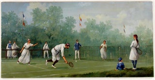 Item #18173 Edwardian Tennis Match. Marco CERI