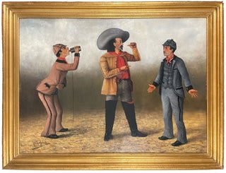 Item #18552 Buffalo Bill [and the "Frenchman's Bottle Gag," a comic tableau from the wild west...