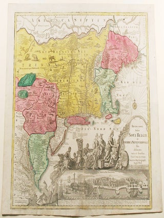 Item #18628 Recens Edita totius Novi Belgii, in America Septentrionali siti, delineatio cura et...