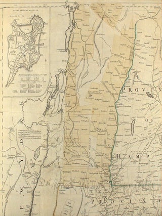 Item #18629 A Map of the most Inhabited part of New England containing the Provinces of...