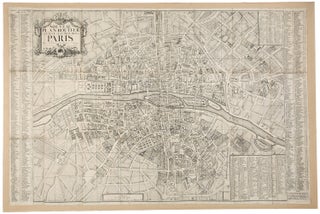 Item #18688 [18th century map of Paris] Nouveau Plan Routier de la Ville et Faubourgs de Paris....