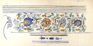 Item #18737 An original design for a porcelain plate. SAMSON, CO, designers