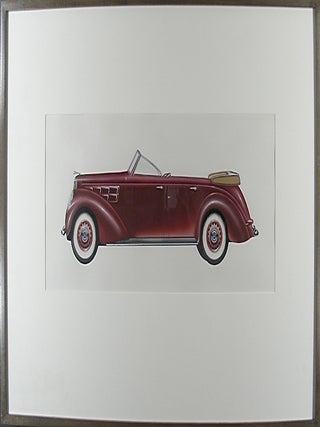 Item #18773 Lincoln V-12 Seven Passenger Touring Car Concept Design. Otto HOFFMANN, attributed