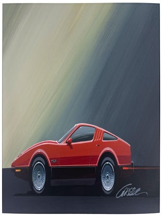 Bricklin conceptual car design.