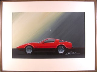 Item #18777 Bricklin conceptual car design. Herb GRASSE