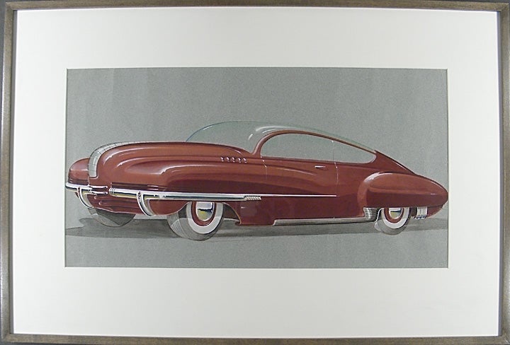 Item #18785 "Buick Glass-Top Torpedo Concept Art" UNKNOWN.