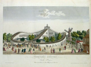 Item #18812 Promenades Aeriennes, Jardin Baujon. Honoré de la Présence de Sa Majesté, le 2...
