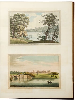 Item #18868 [An album of views on the River Thames, England]. Joseph FARINGTON, William WESTALL,...