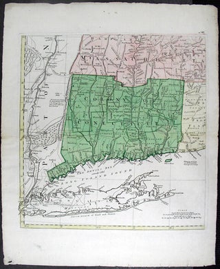 A Map of the most Inhabited part of New England containing the Provinces of Massachusets Bay and New Hampshire, with the Colonies of Connecticut and Rhode Island, Divided into Counties and Townships. The whole composed from Actual Surveys and its Situation adjusted by Astronomical Observations