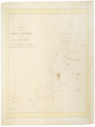 Item #19326 A Chart of the Harbour of Louisbourg in the Island of Cape Breton. J. F W. DES BARRES