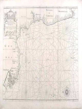 Item #19526 A Chart of the Coast of Guinea from Cape de Verde to Cape Bona Esperança. John...