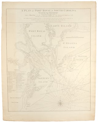 Item #19684 A Plan of Port Royal in South Carolina. Survey'd by Capn. John Gascoigne. John...