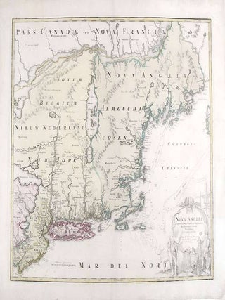 Item #19725 Nova Anglia Septentrionali Americae implantata Anglorumque coloniis florentissima....