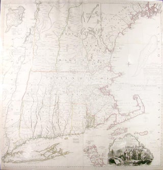 Item #19735 A Map of the most Inhabited part of New England containing the Provinces of...