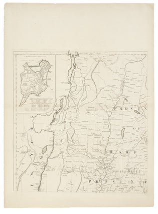 Item #19736 A Map of the most Inhabited part of New England containing the Provinces of...