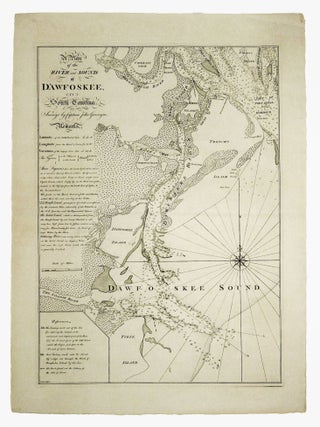 Item #19758 A Plan of the River and Sound of D'Awfoskee, in South Carolina, Survey'd by...