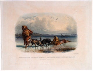 Item #20073 Dog-Sledges of the Mandan Indians. Karl BODMER
