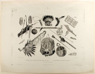 Item #20078 Indian Utensils and Arms. Karl BODMER